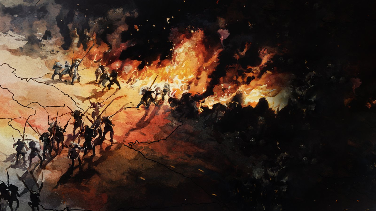 The battle between good and evil